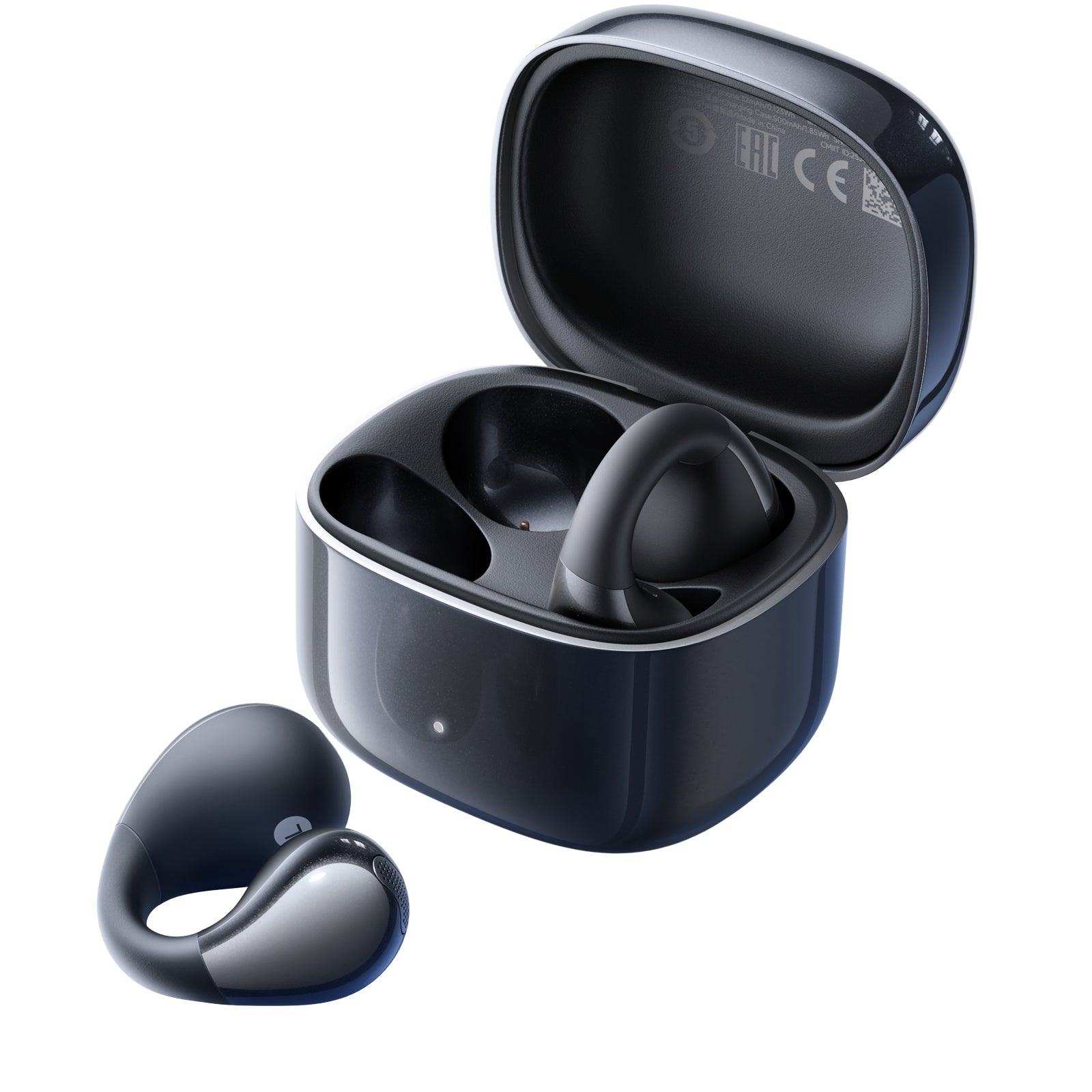 Linklike 2026 New Clip-on Earbuds Born for All-Day Music Lovers, Black