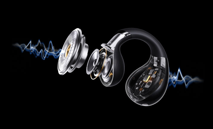 Exploded view of the C-Flow acoustic system