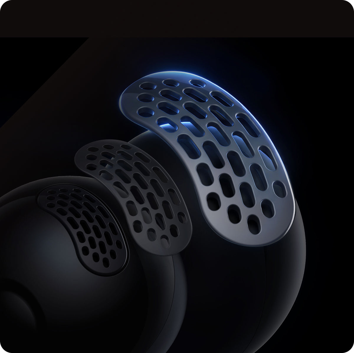 Directional acoustic C-Flow earbud